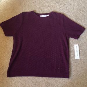 🍎Alfred Dunner purple top size PL
